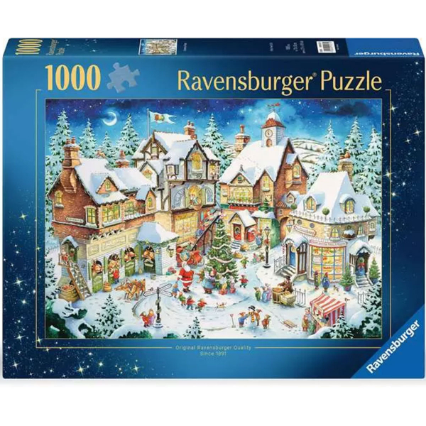 Ravensburger puzzle (slagalice) - 1000pcs Christmas Village Limited Edition RA12001271 - ODDO igračke