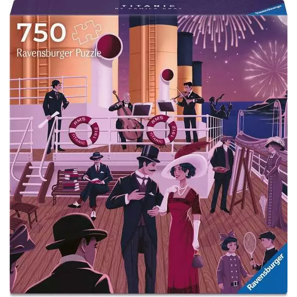 Ravensburger puzzle (slagalice) - 750pcs Umetnost i duša – Titanik RA12001544 - ODDO igračke