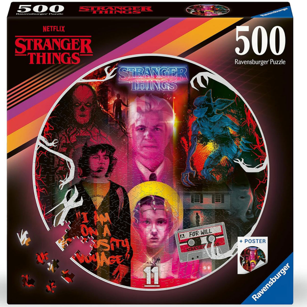 Ravensburger puzzle (slagalice) - 500pcs Stranger Things RA12001227 - ODDO igračke