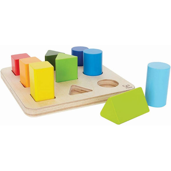 Drvene kocke za igranje sortiranja Hape Toys 22003388 - ODDO igračke