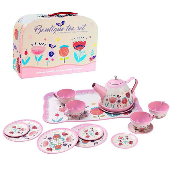Kofer čajanka set cveće 19 elemenata 1040565 - ODDO igračke