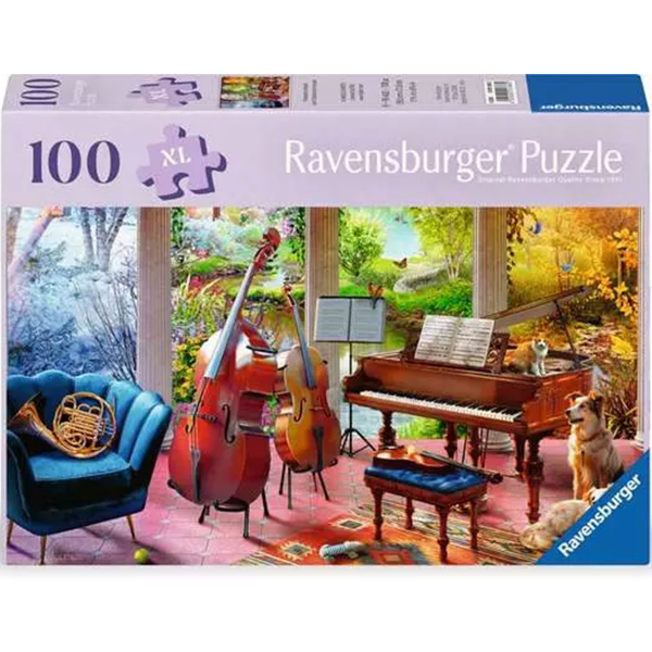 Ravensburger puzzle (slagalice) - 100XL Četiri godišnja doba u muzici RA12001366 - ODDO igračke