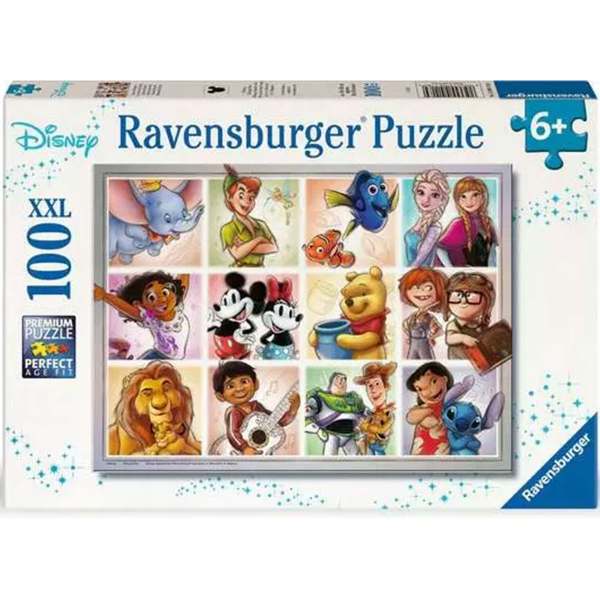 Ravensburger puzzle (slagalice) - 100XXL Dizni više likova RA12004118 - ODDO igračke