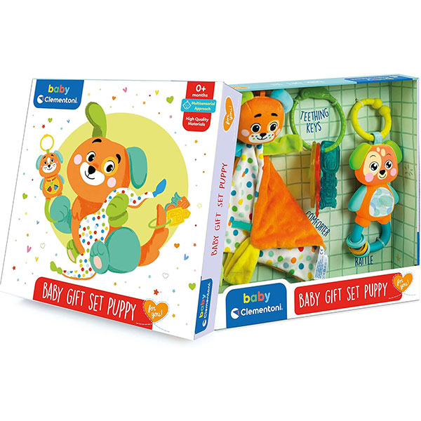 Glodalica baby gift set plavi Clementoni CL17804 - ODDO igračke