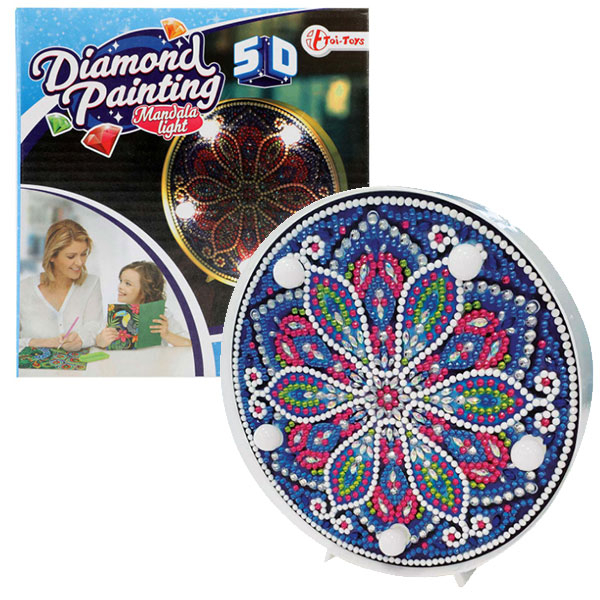 Diamond Painting Lamp Mandala 46656A - ODDO igračke