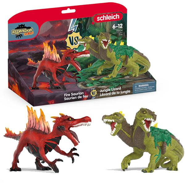 Schleich ELDRADOR CREATURES Borba vatre i šume 70834 - ODDO igračke