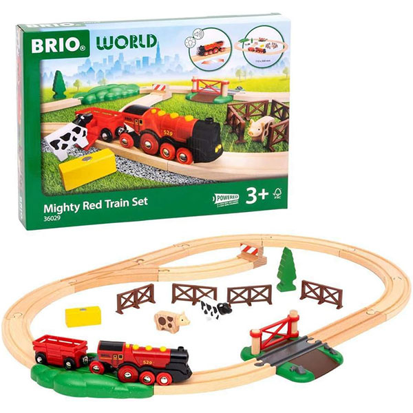 Brio - Moćni Crveni Farma Voz Set BR36029 - ODDO igračke