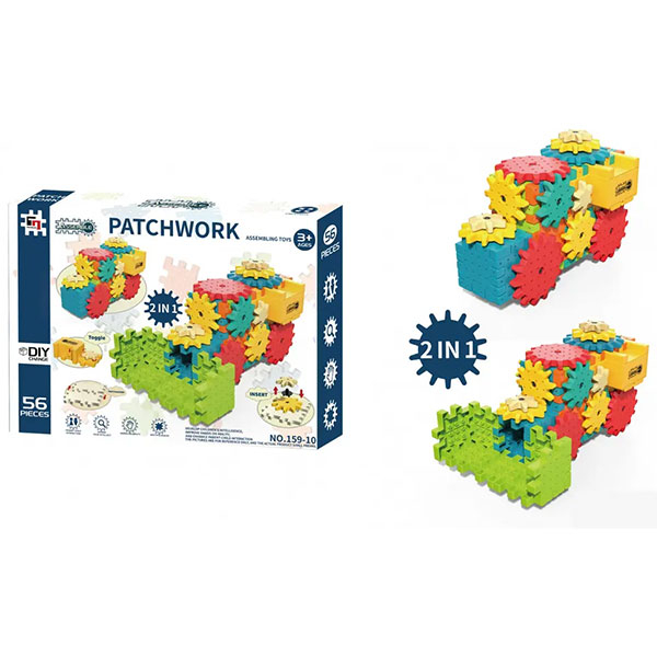 Edukativna igra 2u1 zupčanici 56pcs 159-10 - ODDO igračke