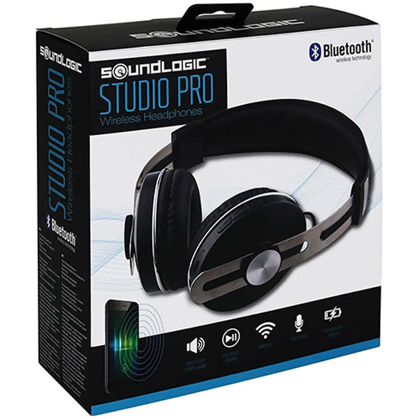 Soundlogic slušalice wireless crne 17935 - ODDO igračke