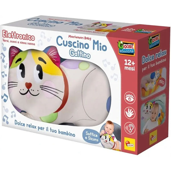 Montessori Baby jastuk Cuscino Mio Gattino 110018 - ODDO igračke