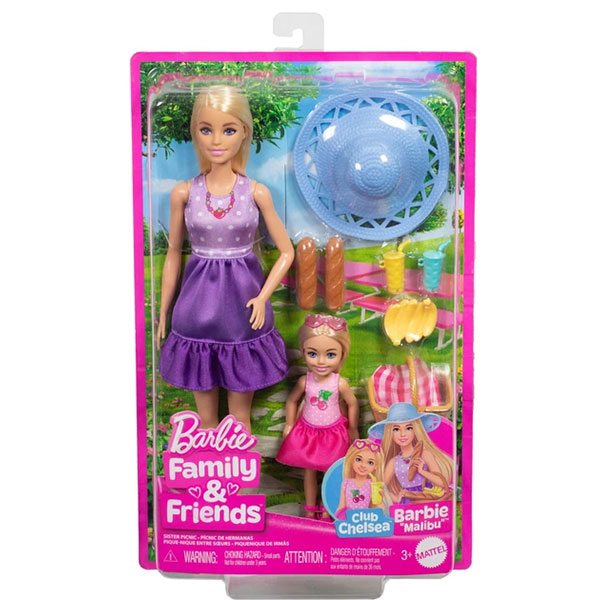 Barbie lutka Family & Friends Piknik JBF43 - ODDO igračke