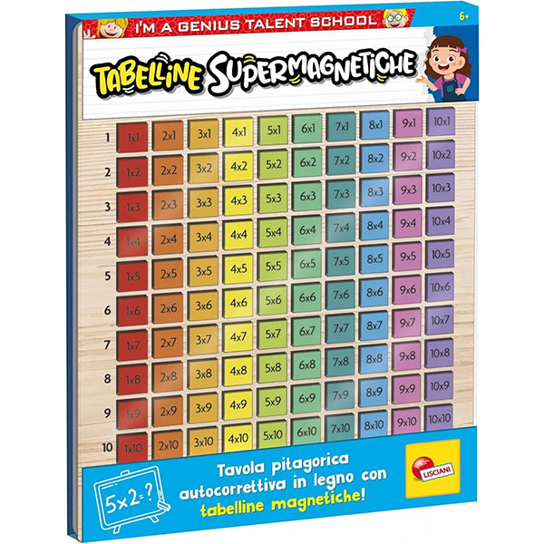 Drveni edukativni set tablica množenja 108145 - ODDO igračke