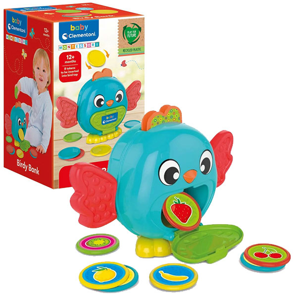 Clementoni Baby Montesori Bird Coins Box (INT) - West CL17494 - ODDO igračke