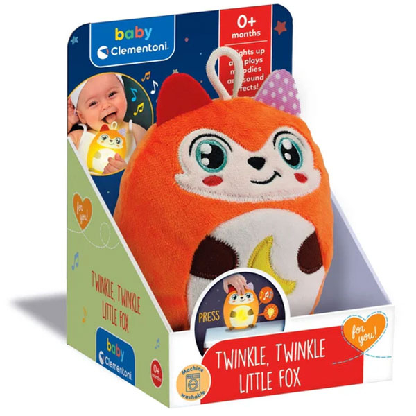 Clementoni Baby noćno svetlo pliš Lisica CL17555 - ODDO igračke
