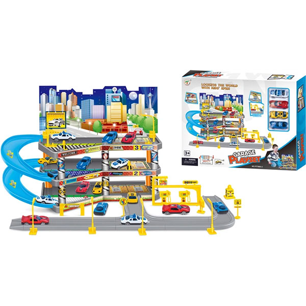 NToys: Garaža set sa 4 autića 1100037295 - ODDO igračke
