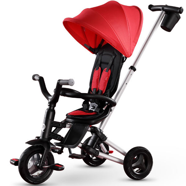 Tricikl sa ručkom Nova red Qplay 222093 - ODDO igračke