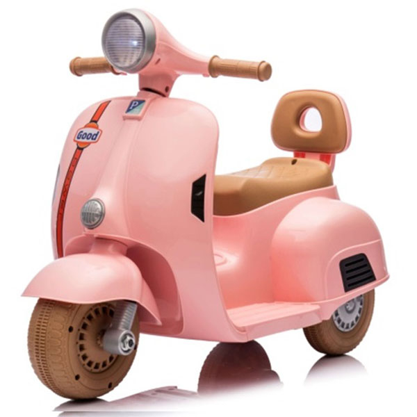 Motor Vespa na akumulator mini skuter 6v MB276 roze boja 601719R - ODDO igračke