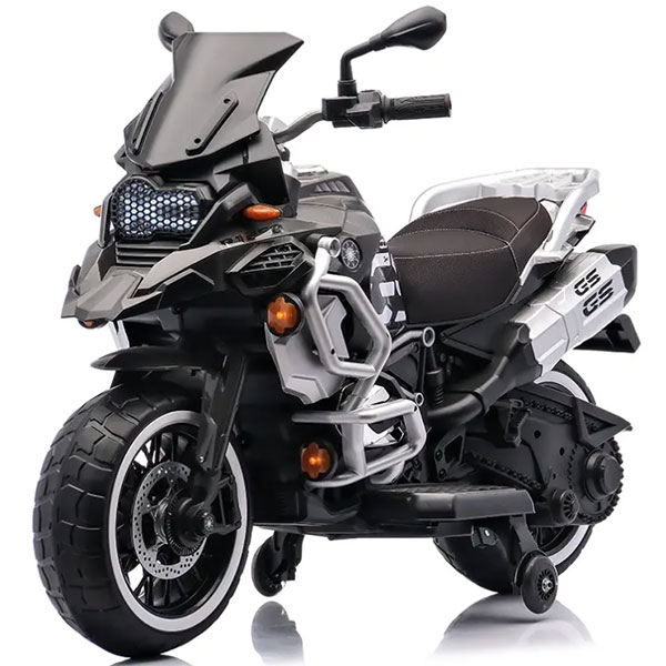 Motor na akumulator BMW GS 2 točka 12V Sivi 027142S - ODDO igračke