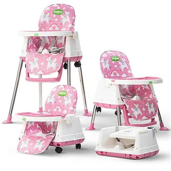 Stolica za hranjenje Jednorog Baby Line roze Y22 - ODDO igračke