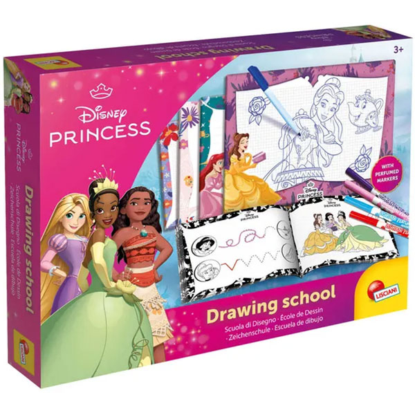 Disney Princess škola crtanja Lisciani 117529 - ODDO igračke