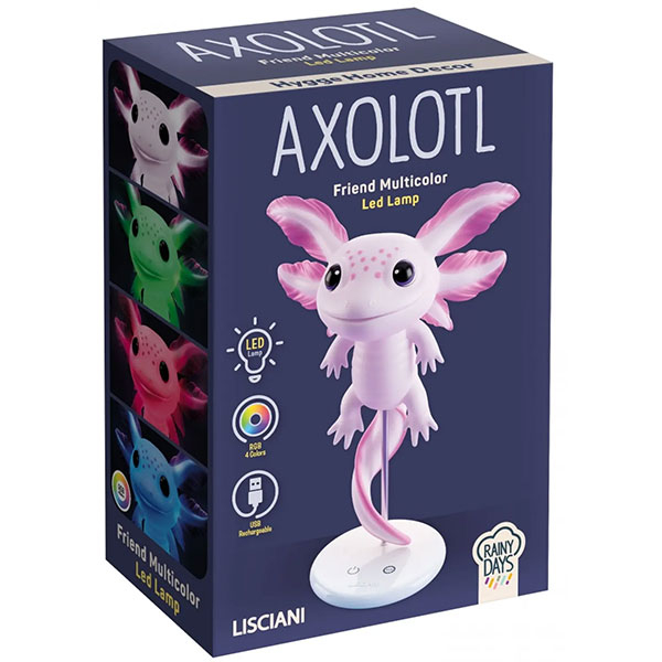Rainy Days Axolotl LED lampa Lisciani 113590 - ODDO igračke