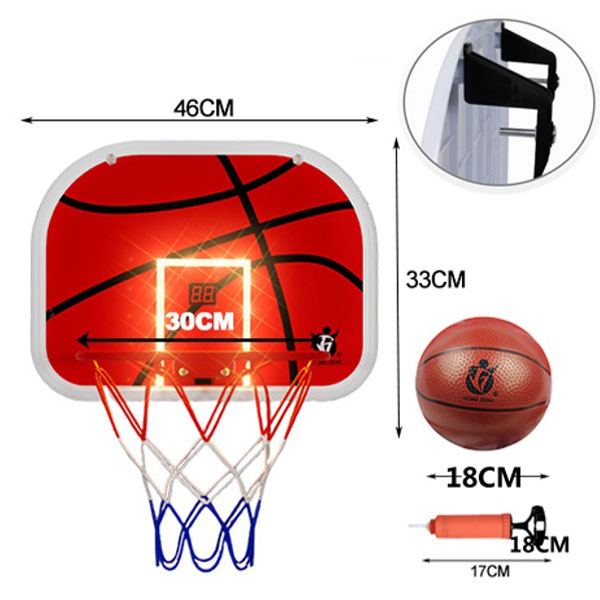 Koš 47x33 tabla brojčanik sa loptom 370922 - ODDO igračke