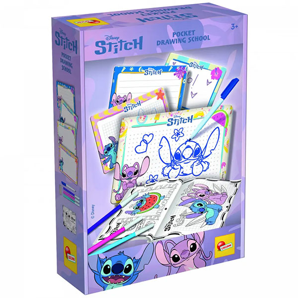 Stitch Pocket škola crtanja Lisciani 117505 - ODDO igračke