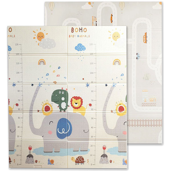 Tepih za igru 150x180x0.8cm dvostrani Jungle 32002181 - ODDO igračke