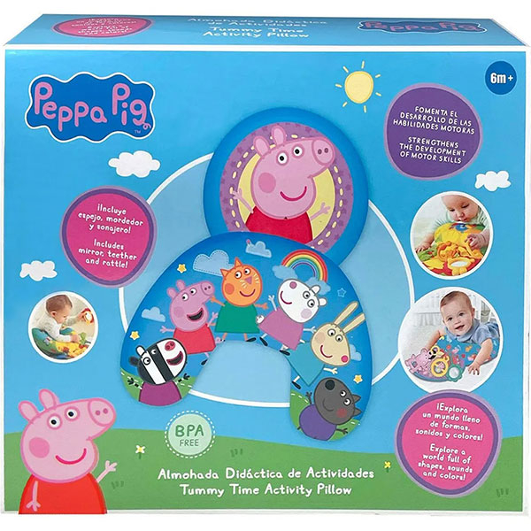 Peppa Prase aktiviti jastuk za bebe 1043989 - ODDO igračke