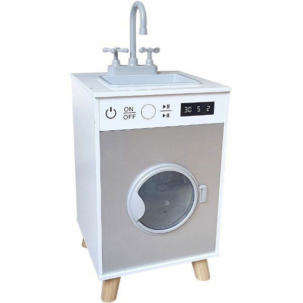 Drvena igračka Veš mašina sa sudoperom W08533 11/72146 - ODDO igračke