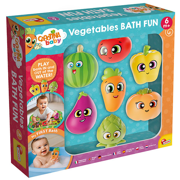 Carotina set figure za kupanje Povrće Lisciani 113705 - ODDO igračke