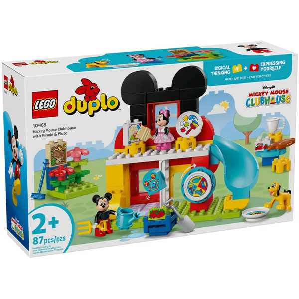 LEGO DUPLO Mickey Mouse Clubhouse with Minnie & Pluto LE10465 - ODDO igračke