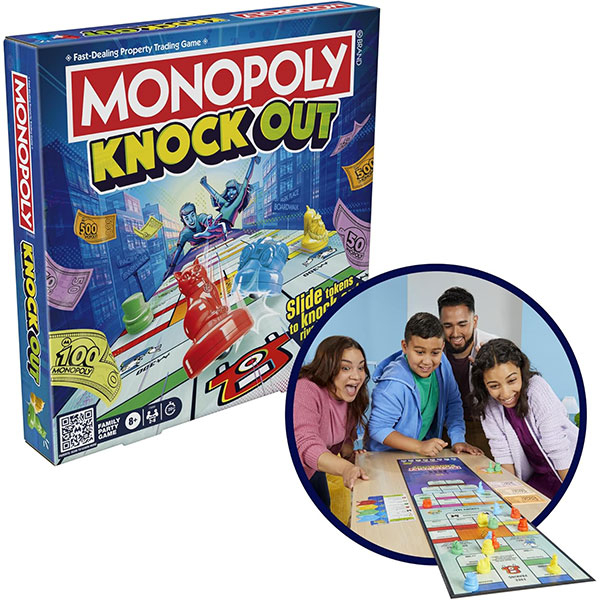 Društvena igra Monopoly Knockout F8995 - ODDO igračke