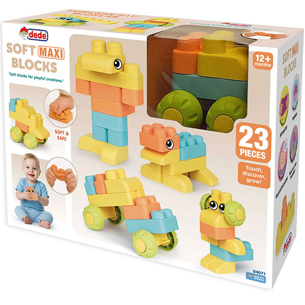 Mekane kocke DEDE 040716 - ODDO igračke