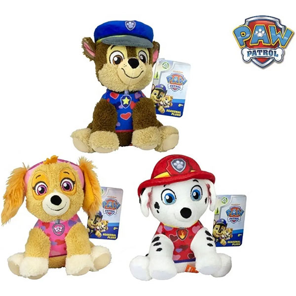 Paw Patrol plišani sedi Super Soft 3ass 16,5cm 2291220 - ODDO igračke
