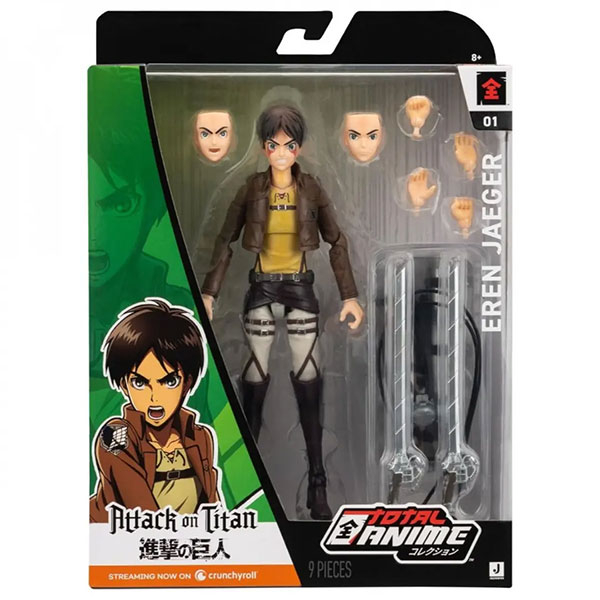 Total Anime figura Attack on Titan Eren Jaeger 16,5x23cm KAZ0006 - ODDO igračke
