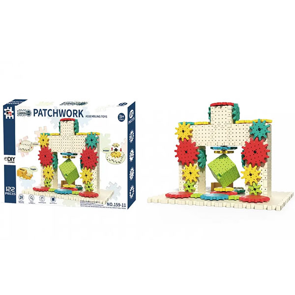Edukativna igra Patchwork Mehanizam 122pcs 159-11 - ODDO igračke