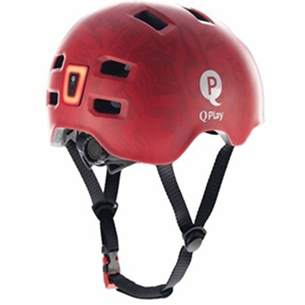 Kaciga (S) 48–53cm crvena Qplay 41312201 - ODDO igračke