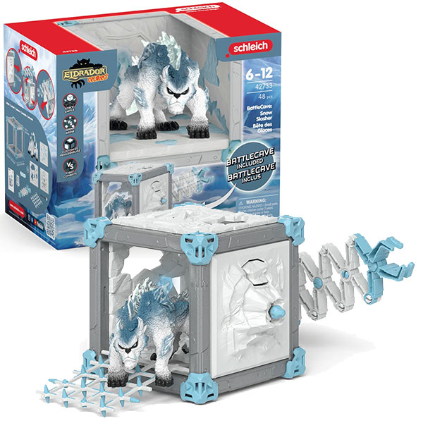 Schleich Eldrador Creatures BattleCave Snow Slasher Ledena borbena arena 42733 - ODDO igračke