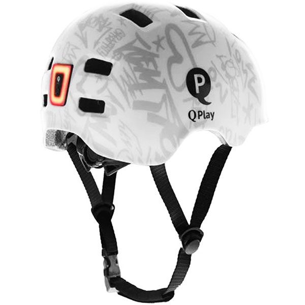 Kaciga (S) 48–53cm AIR bela Qplay 41312207 - ODDO igračke