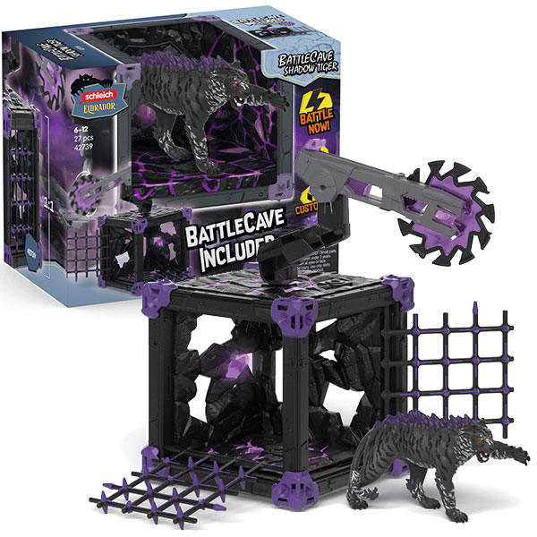 Schleich Eldrador Creatures BattleCave Shadow Tiger 42739 - ODDO igračke