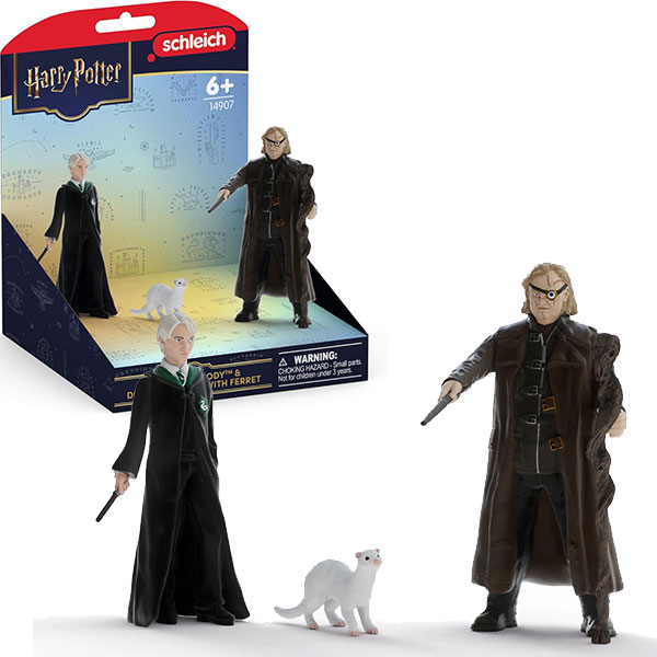 Schleich WIZARDING WORLD Harry Potter Mad-Eye Moody & Draco Malfoy with Ferret  14907 - ODDO igračke