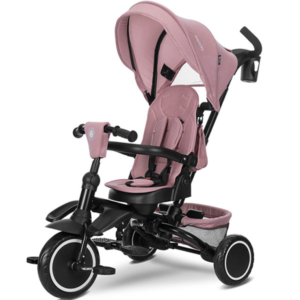 Tricikl sa ručkom na sklapanje Freccia pink Lorelli 10050672606 - ODDO igračke