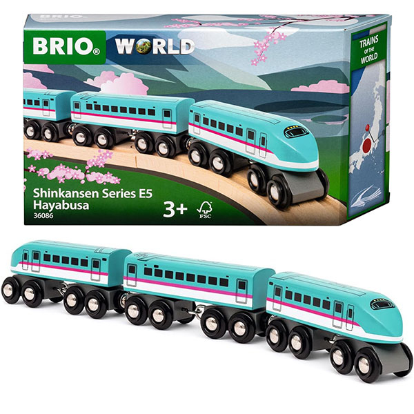Brio - Voz Shinkansen Hayabusa(Trains of the World) BR36086 - ODDO igračke