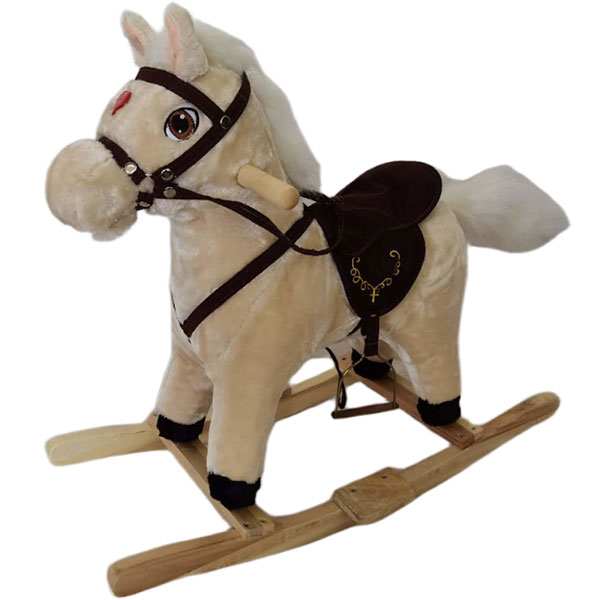 Klackalica Konjić plišani Happy Poni krem 8606031941576 - ODDO igračke