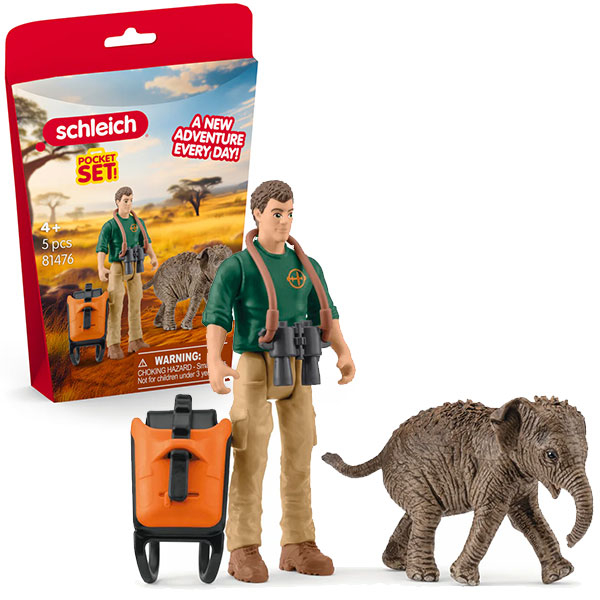 Schleich Džepni set – Set za istraživanje divljne 81476 - ODDO igračke