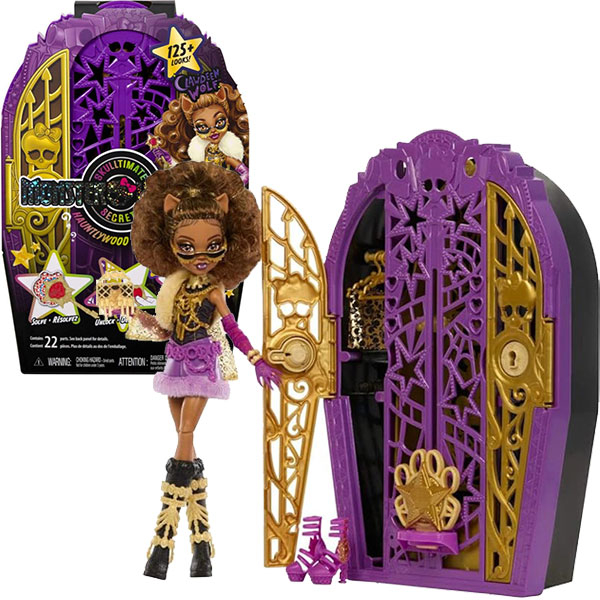 Lutka Monster High – Clawdeen Wolf with Reveal Closet Skulltimate Secrets: Hauntlywood Mysteries 259847 - ODDO igračke
