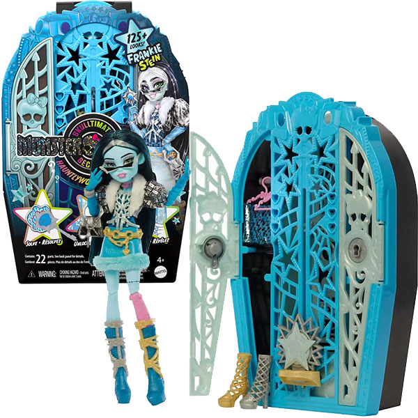 Lutka Monster High – Frankie Stein with Reveal Closet Skulltimate Secrets: Hauntlywood Mysteries 259953 - ODDO igračke