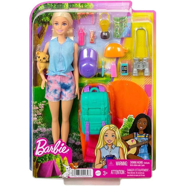 Barbie lutka Malibu – Kampovanje set sa dodacima 022397 - ODDO igračke