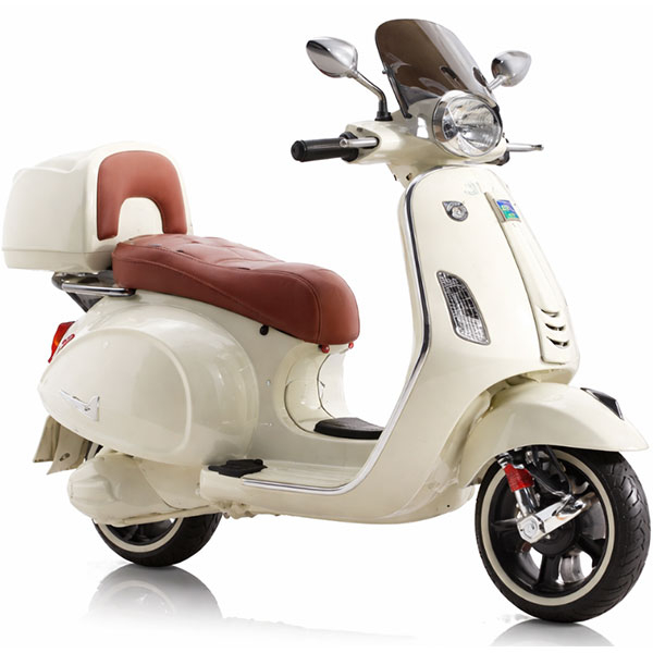 Motor na akumulator Vespa 12V 2 točka Bež 030267B - ODDO igračke